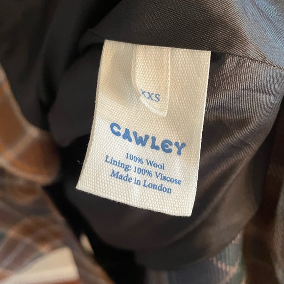 🇬🇧 Cawley Studios wool lined pinafore dress - Picture 8 of 13